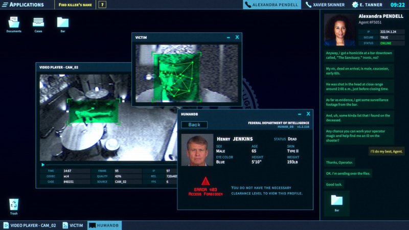 Uno screenshot di The Operator