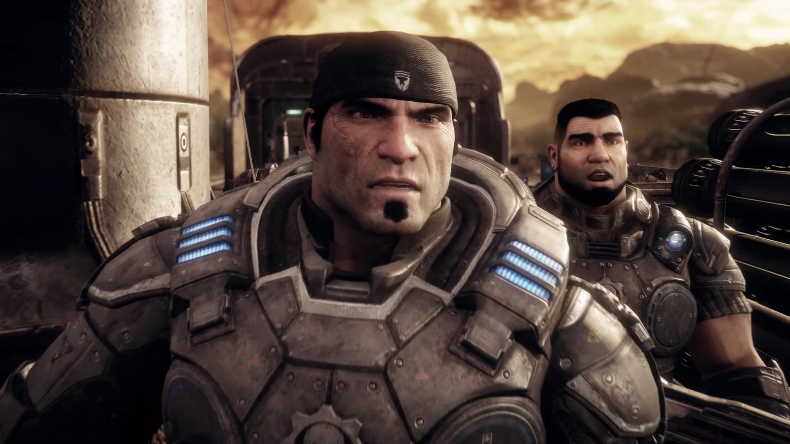 Markus e Dom in Gears of War: Reloaded