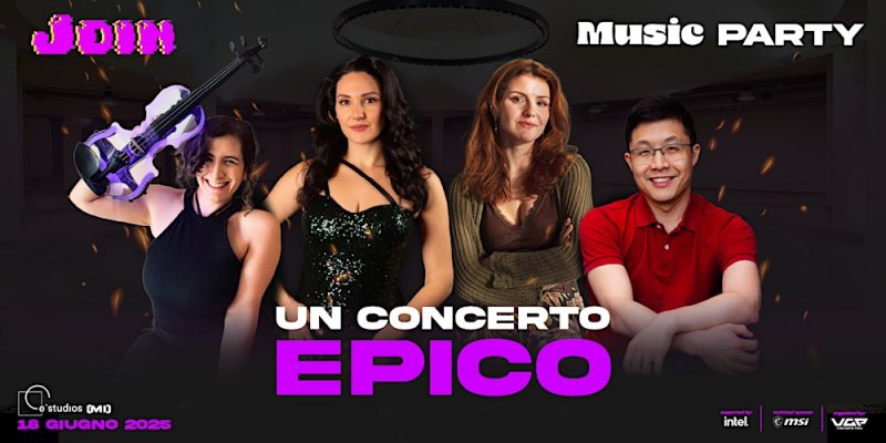 I quattro ospiti sul palco del concerto del Join the Indie