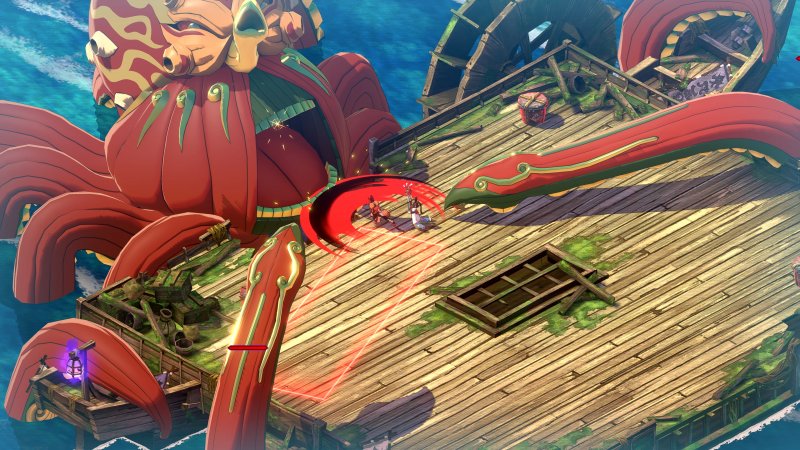 Una delle boss fight d'intermezzo si svolge su un battello in movimento