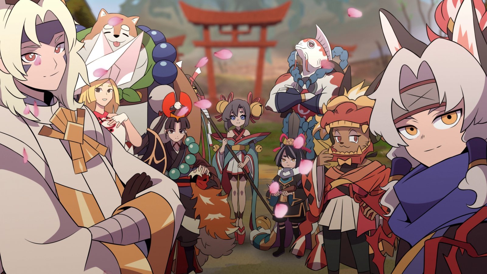 I personaggi di Towa and the Guardians of the Sacred Tree