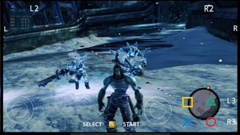 Un gioco di PS3 che gira su aPS3e