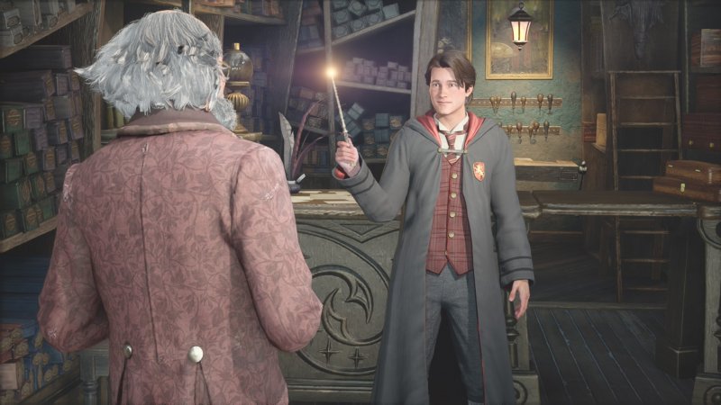 Abbiamo trovato la nostra bacchetta nel negozio di Olivander in Hogwarts Legacy Abbiamo trovato la nostra bacchetta nel negozio di Olivander in Hogwarts Legacy