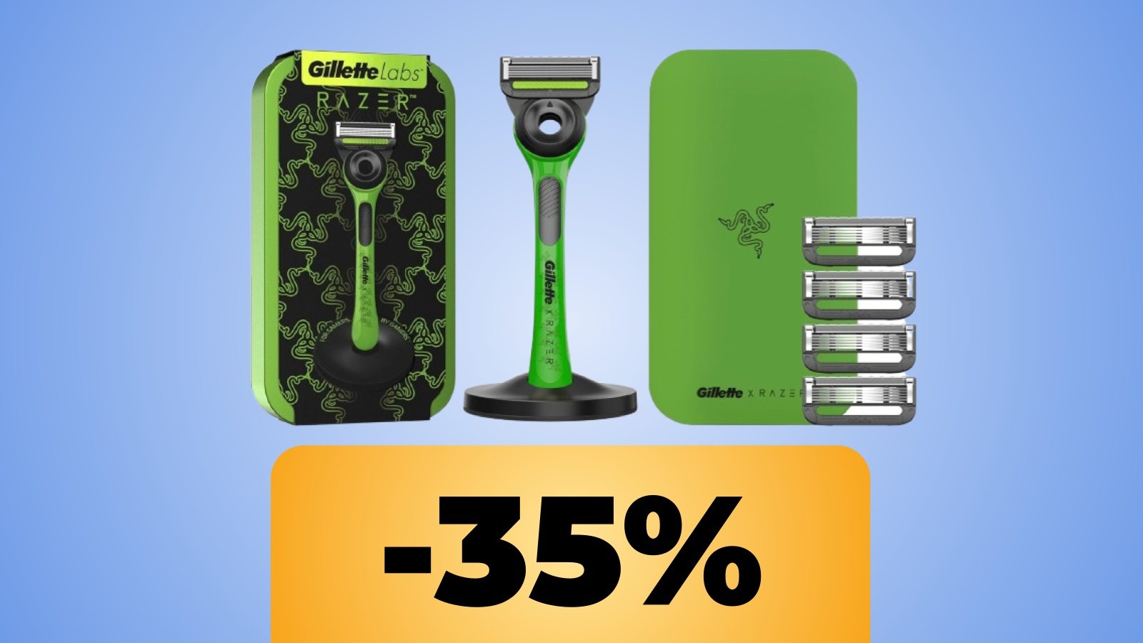 Rasoio Gillette in collaborazione con Razer