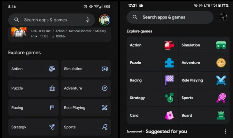 Play Store e le nuove icone Play Store e le nuove icone