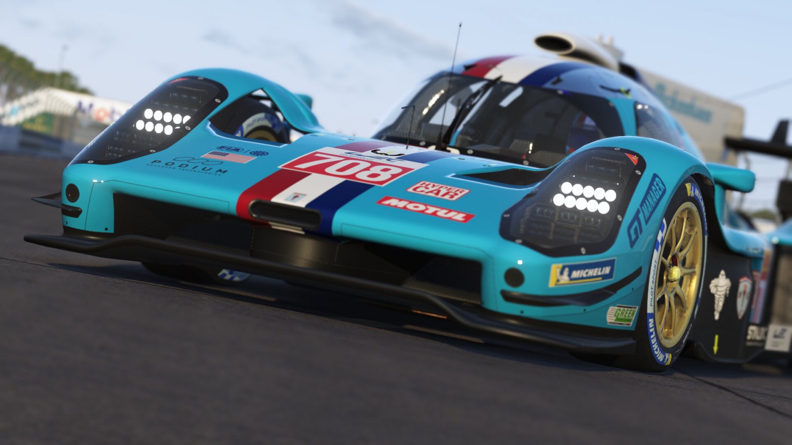 Un'auto di Le Mans Ultimate