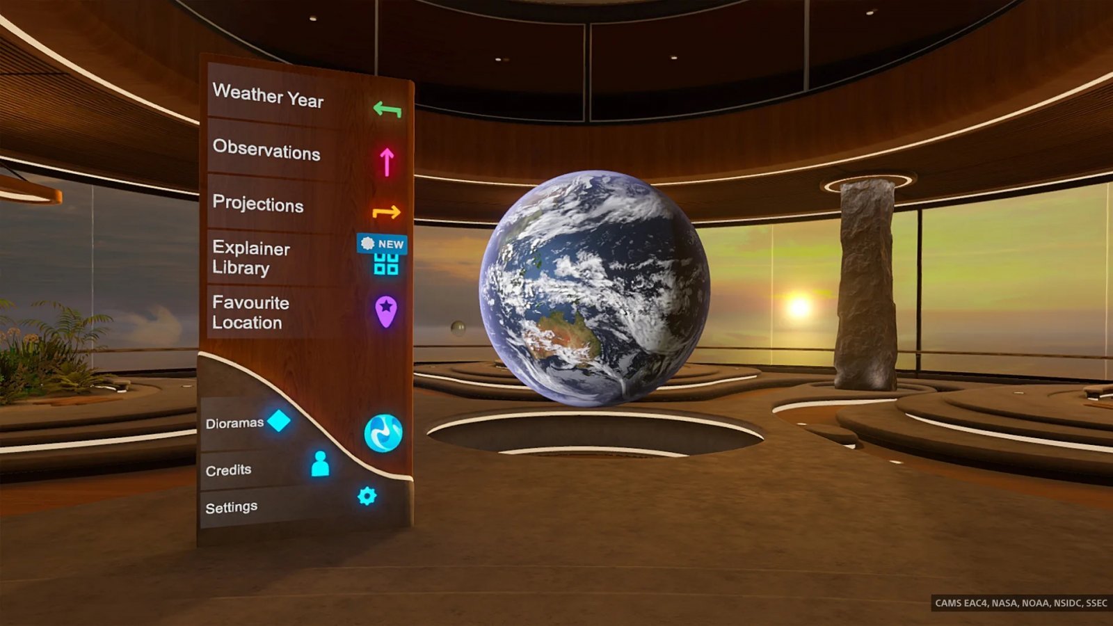 La terra in Climate Station