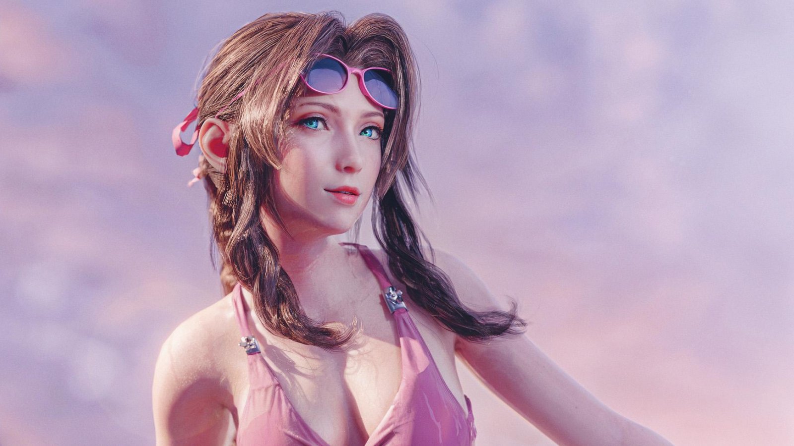 Aerith in costume da bagno da FF7 Rebirth