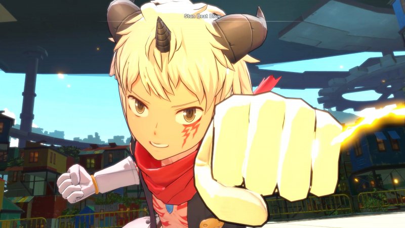 Aegiomon è simpatico e allegro, ma in combattimento sa picchiare come un fabbro