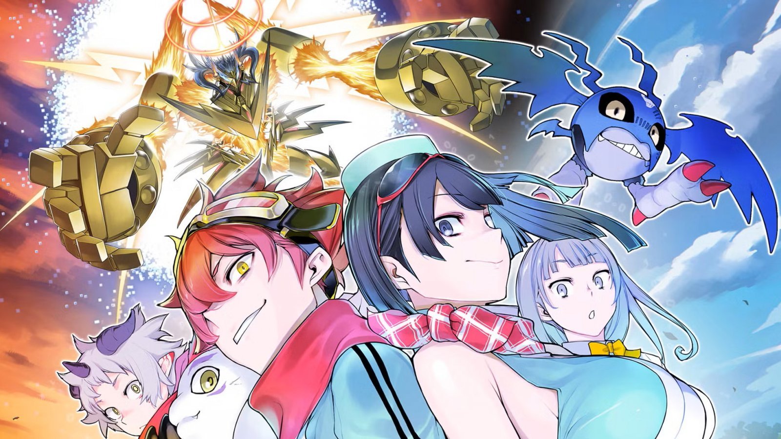 I protagonisti di Digimon Story: Time Stranger