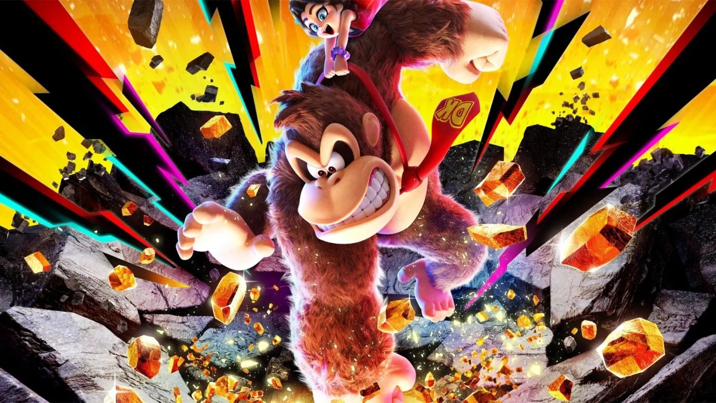 Donkey Kong e Pauline, i protagonisti di Donkey Kong Bananza