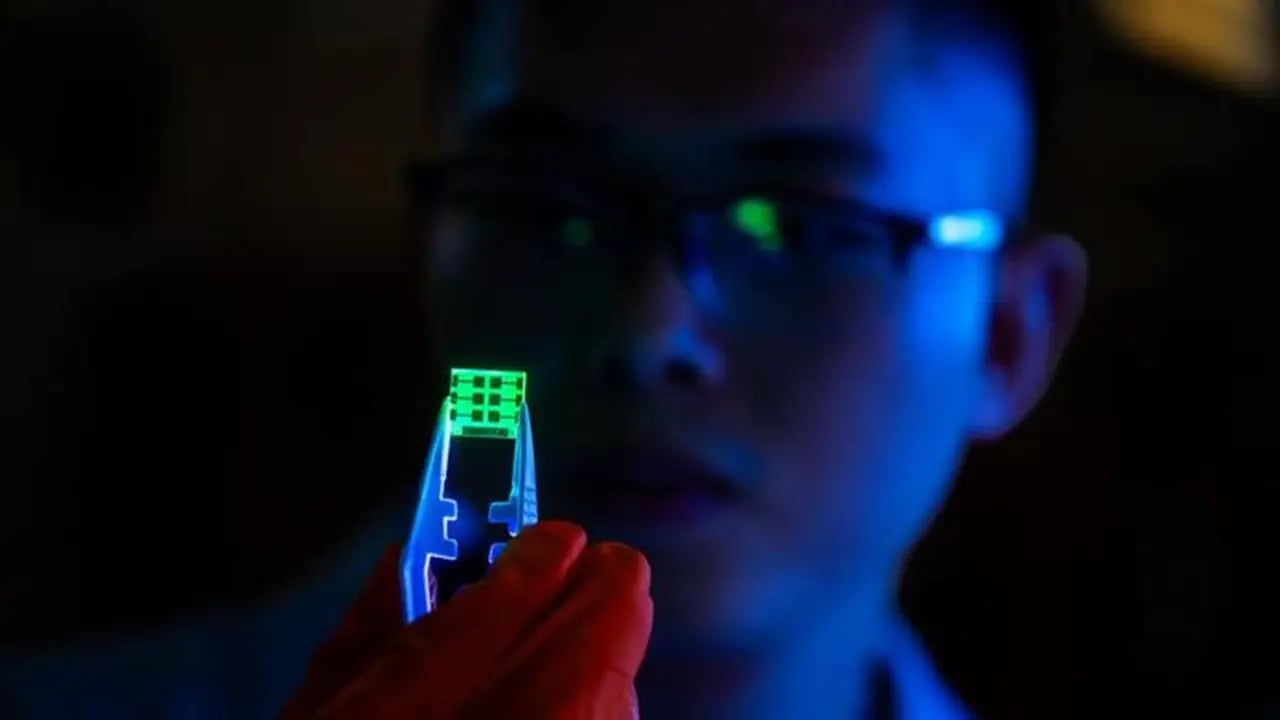 LED in perovskite
