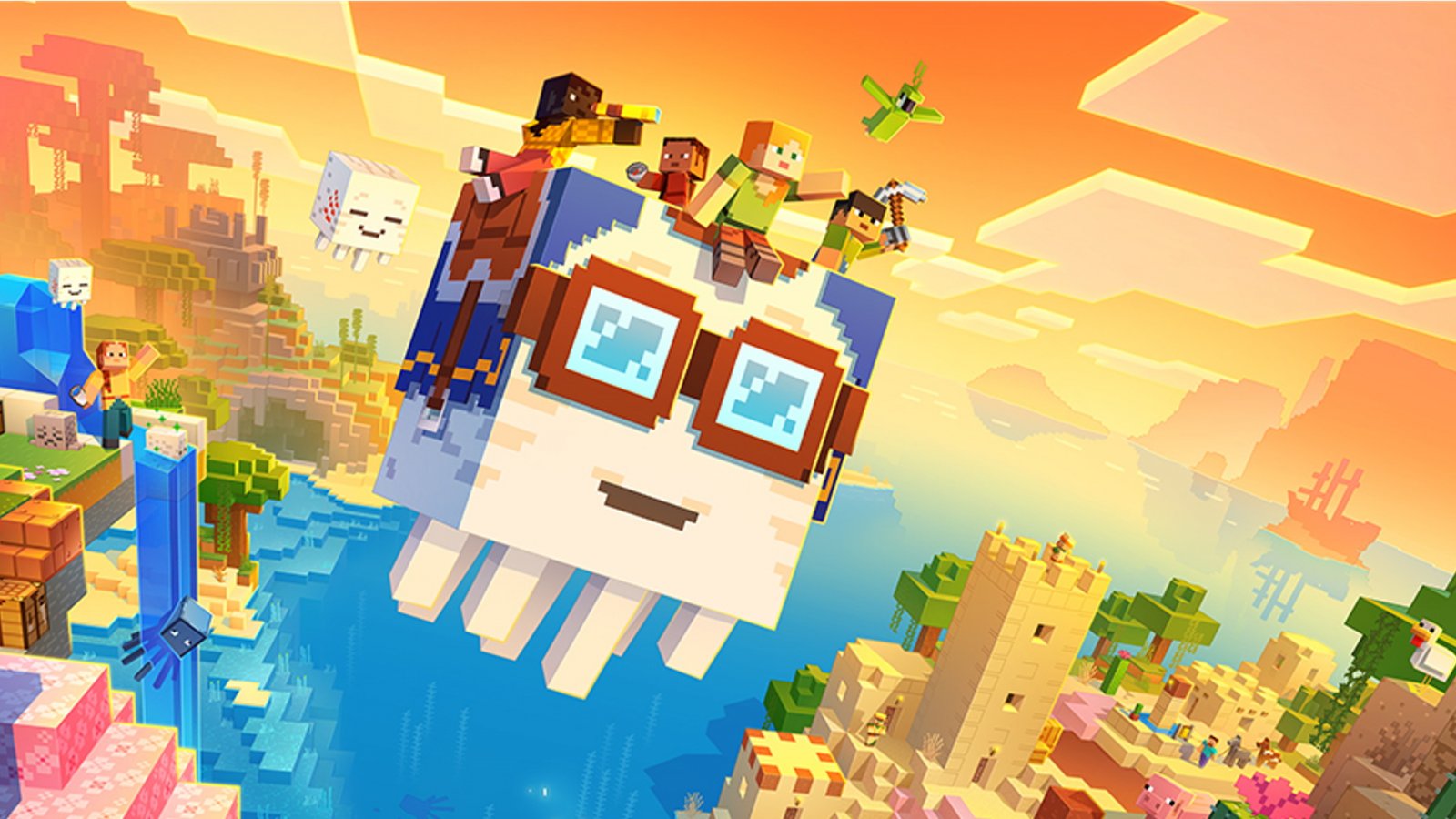 Minecraft ora è più bello grazie all'aggiornamento "Chase the Skies" con Vibrant Visuals