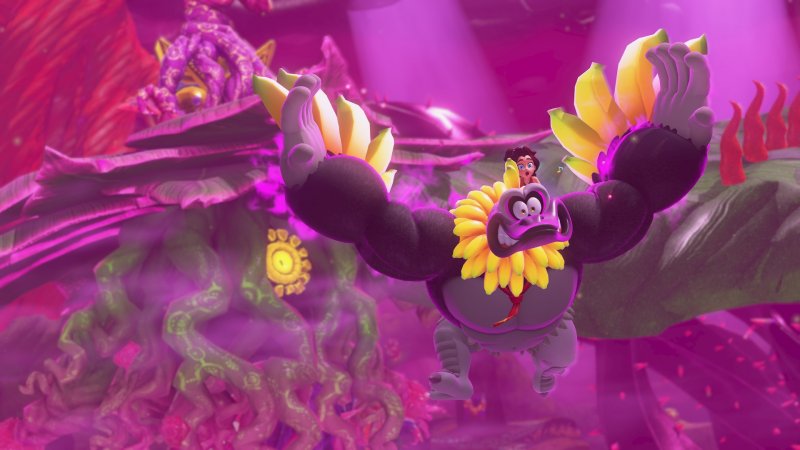 Ogni trasformazione Bananza ha la sua musica, dato che si attivano col canto di Pauline Ogni trasformazione Bananza ha la sua musica, dato che si attivano col canto di Pauline