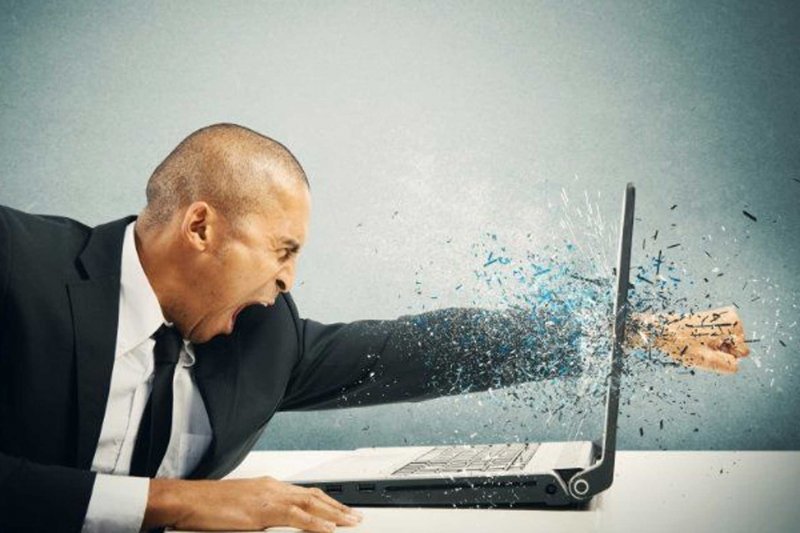 Un momento di rabbia da social