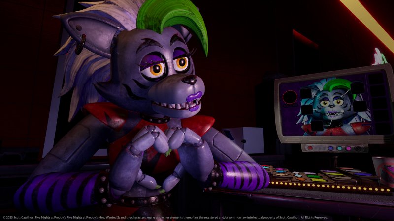 Uno degli animatroni di Five Nights at Freddy's: Help Wanted 2
