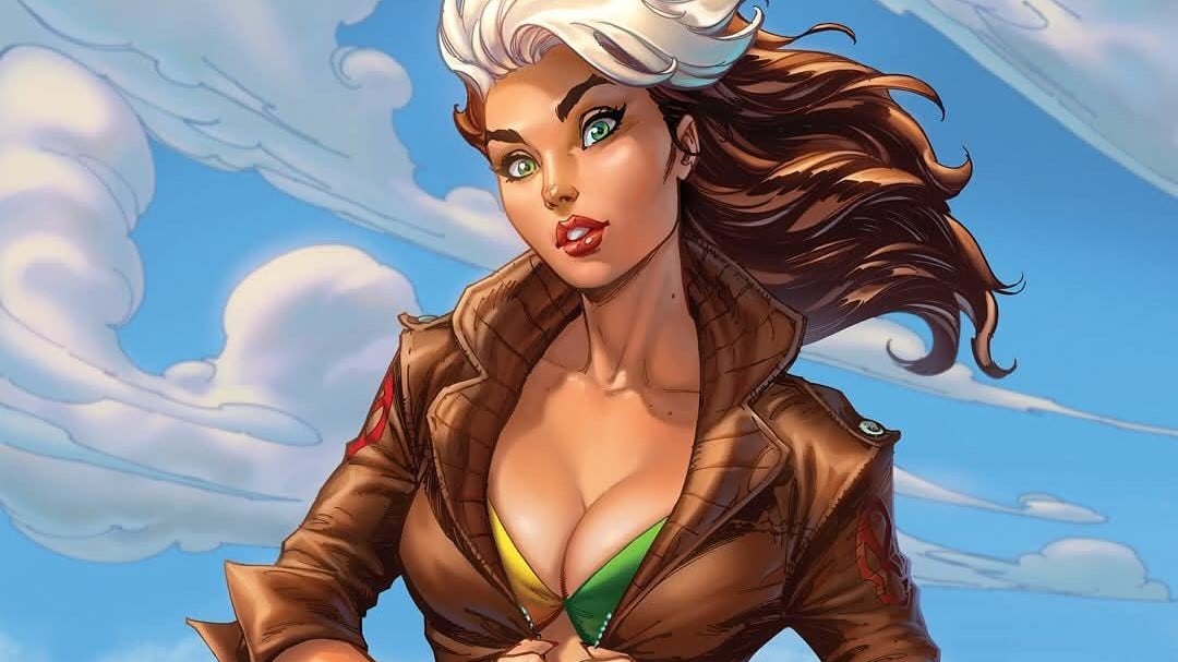 Rogue degli x-men in costume da bagno