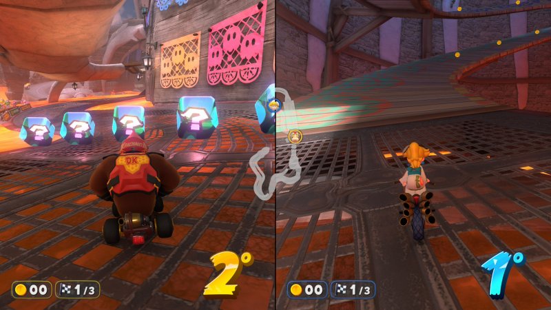 Sfruttando la co-op locale a schermo condiviso è più semplice sbloccare i personaggi di Mario Kart World, ma non meno noioso