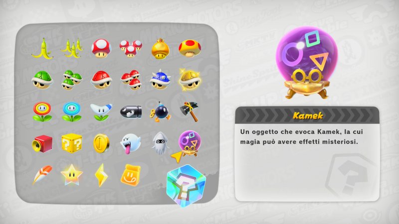 L'oggetto di Kamek, simpatico espediente per rendere imprevedibili le gare, spina nel fianco per chi vuole sbloccare tutti i personaggi di Mario Kart World