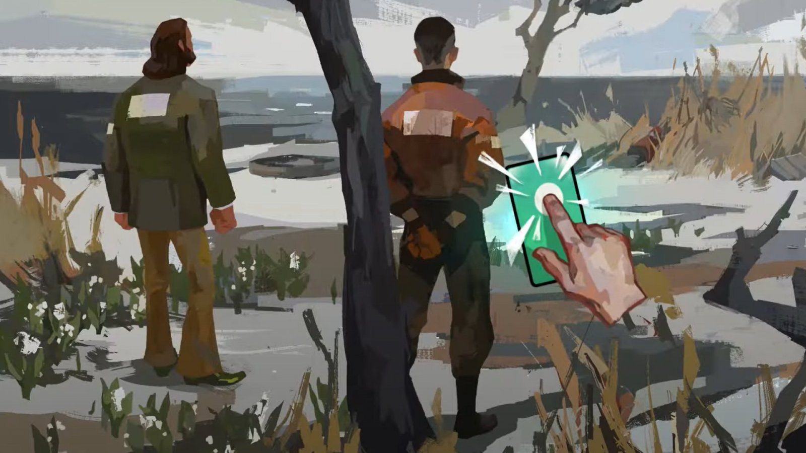 Un artwork per la versione Android di Disco Elysium