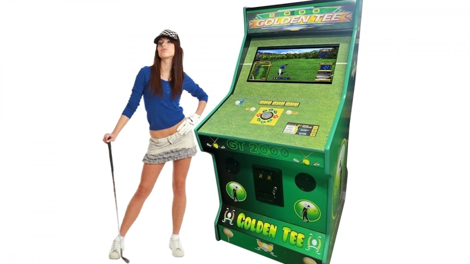 Il cabinato di Golden Tee 2000