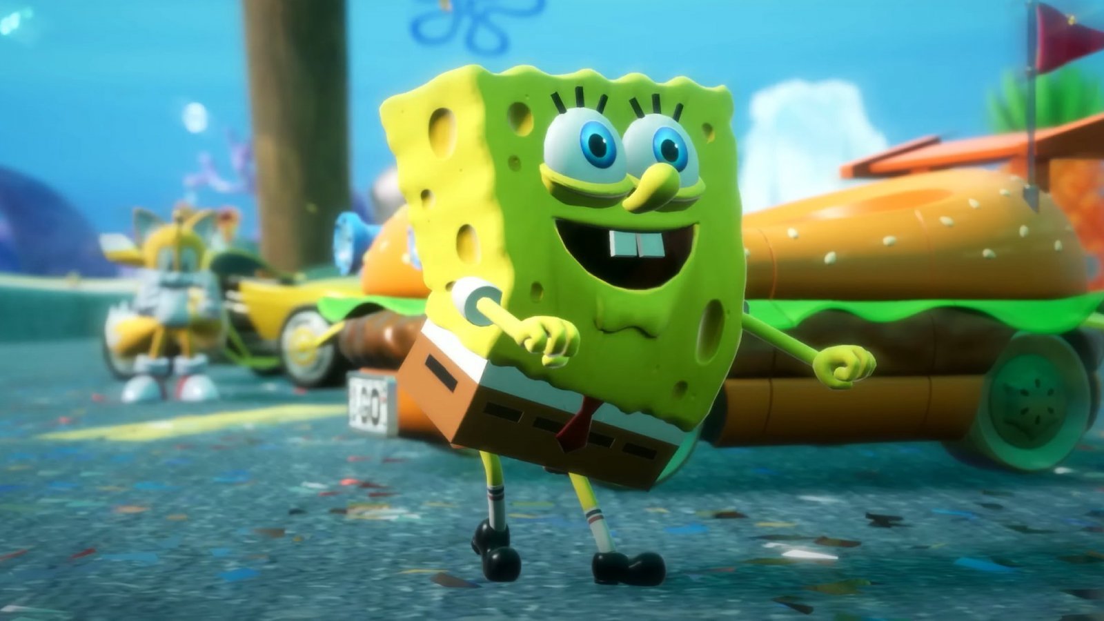 SpongeBob in Sonic Racing: CrossWorlds