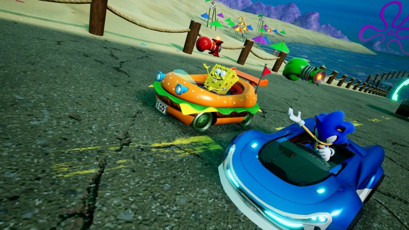 Come l'immagine testimonia, nella rosa di personaggi disponibili ci sarà anche SpongeBob, seppur via DLC Come l'immagine testimonia, nella rosa di personaggi disponibili ci sarà anche SpongeBob, seppur via DLC