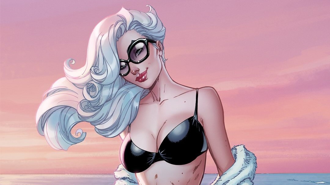 Black Cat in costume da bagno da Marvel Swuimsuit Special