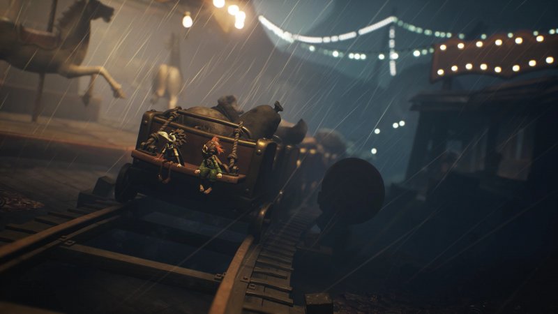Finalmente una breve fase di tranquillità tra una parte e l'altra del luna park Finalmente una breve fase di tranquillità tra una parte e l'altra del luna park