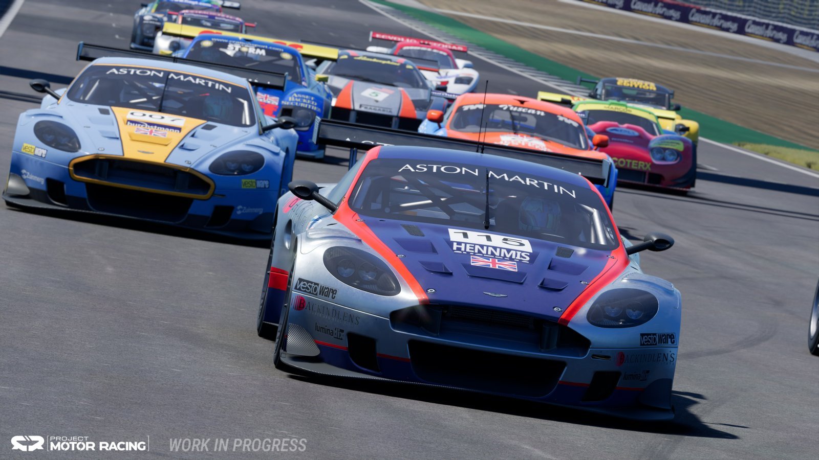 Alcune delle vetture di Project Motor Racing