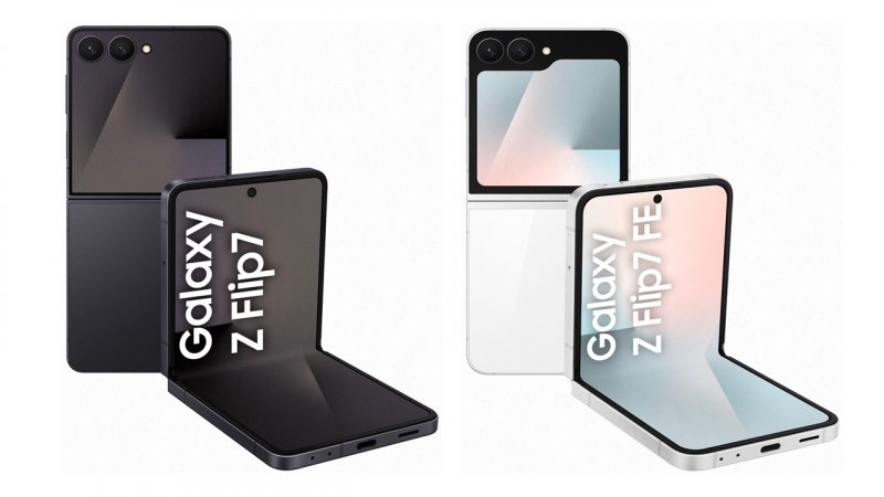 Le colorazioni di Samsung Galaxy Z Flip7 FE