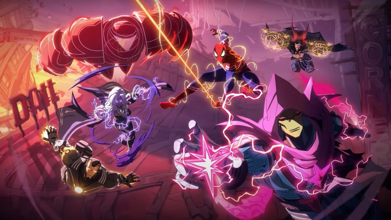 Alcuni dei personaggi di Marvel Mystic Mayhem
