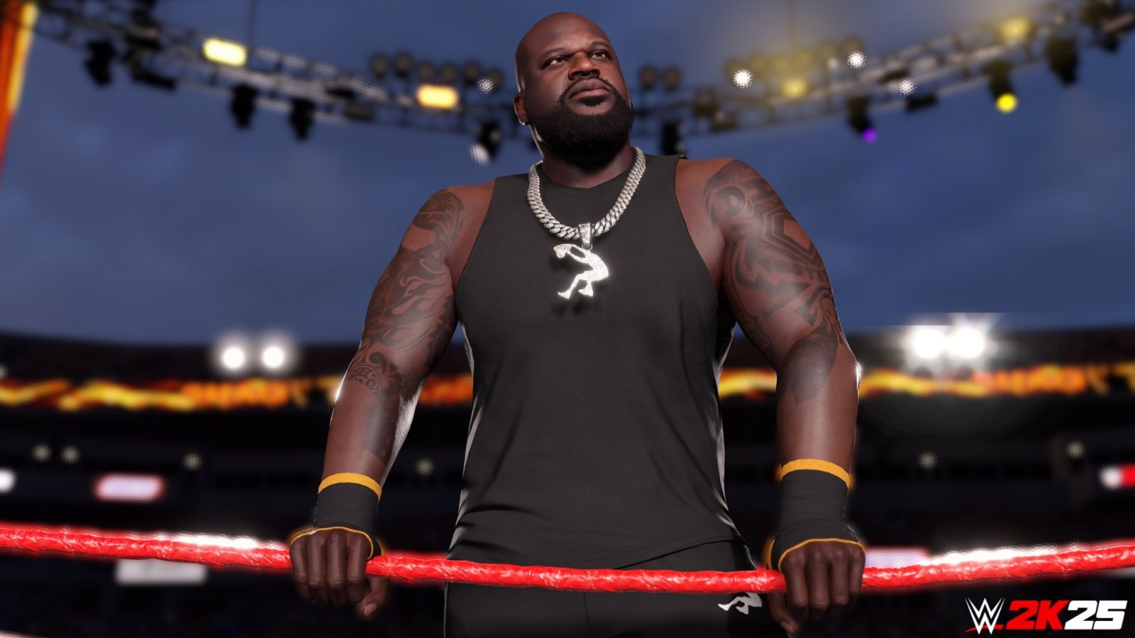 Uno dei wrestler di WWE 2k25