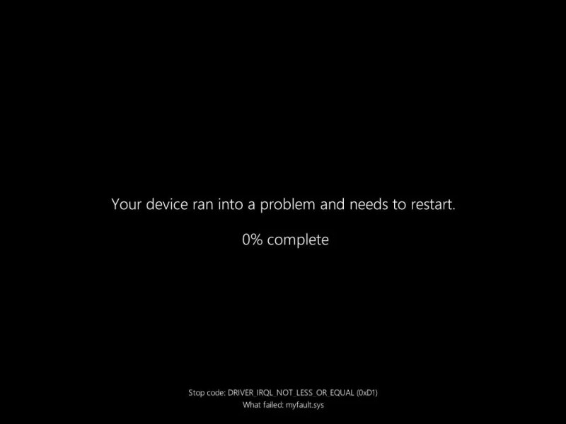Black Screen of Death Black Screen of Death