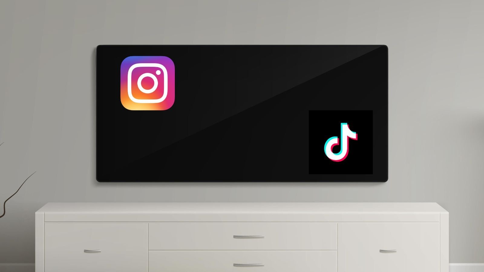 App Instagram e TikTok su smart TV