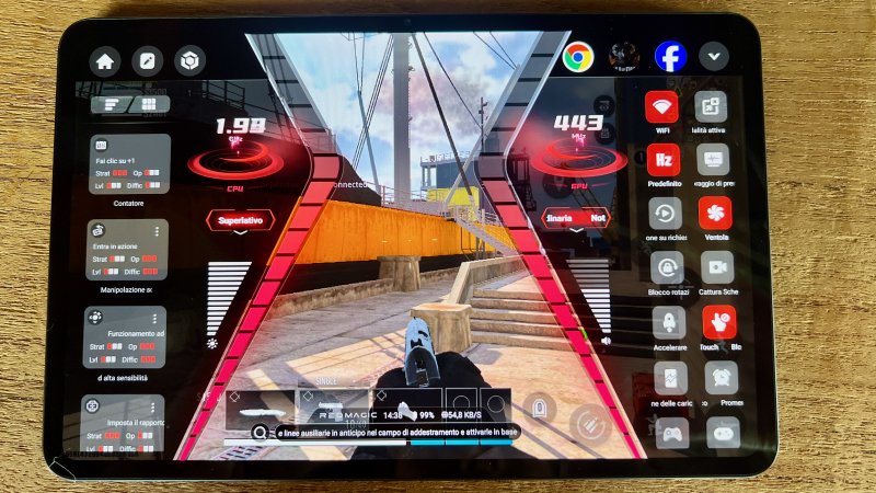 I videogiochi su REDMAGIC Astra Gaming Tablet vanno al massimo e Game Space offre tantissime opzioni I videogiochi su REDMAGIC Astra Gaming Tablet vanno al massimo e Game Space offre tantissime opzioni