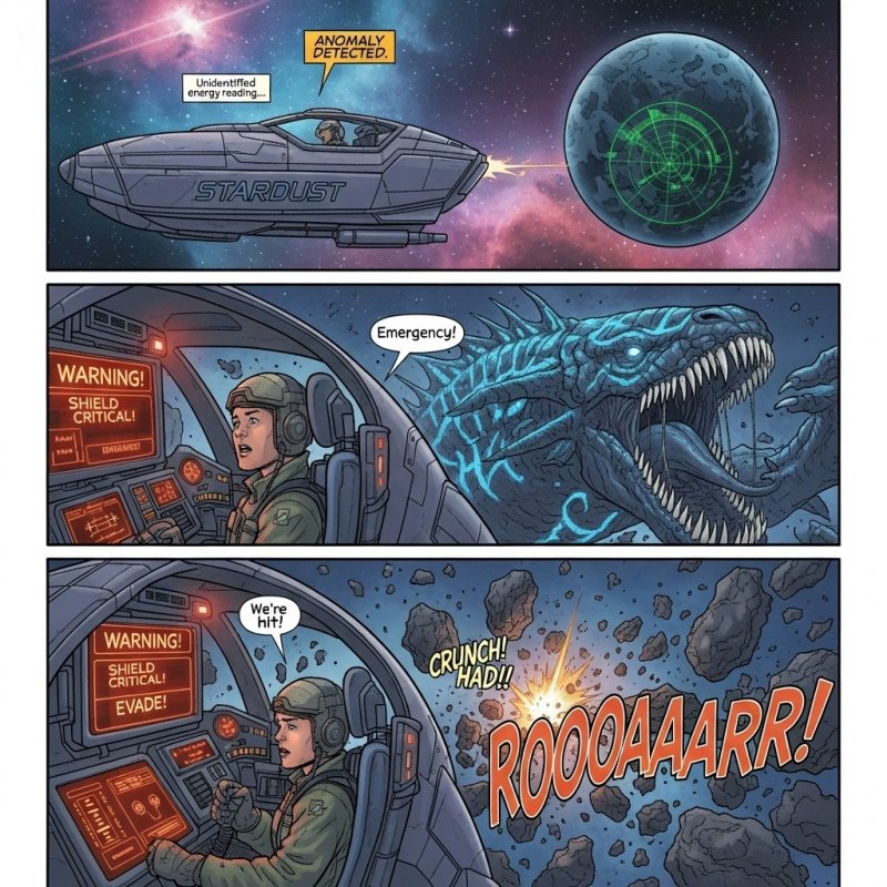 Google Imagen 4: esempio fumetto