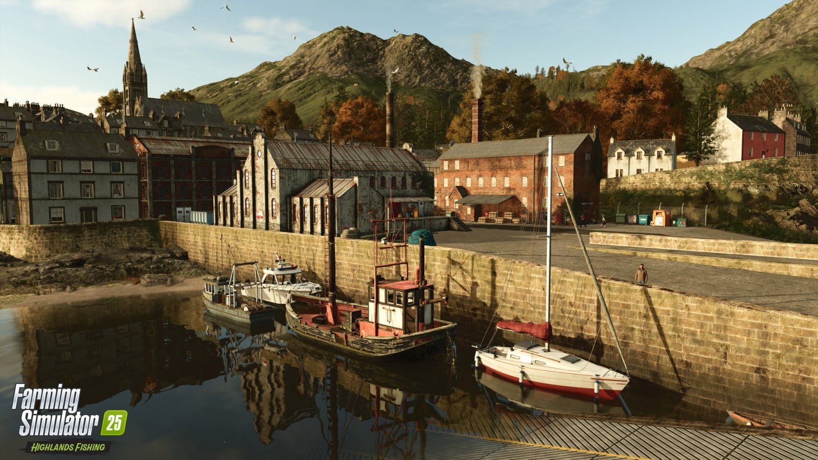 Un'immagine da Farming Simulator 25: Highlands Fishing