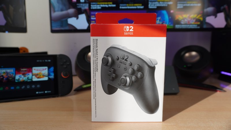 La scatola di Nintendo Switch 2 Pro Controller