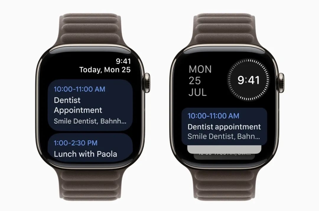 Calendar Apple Watch