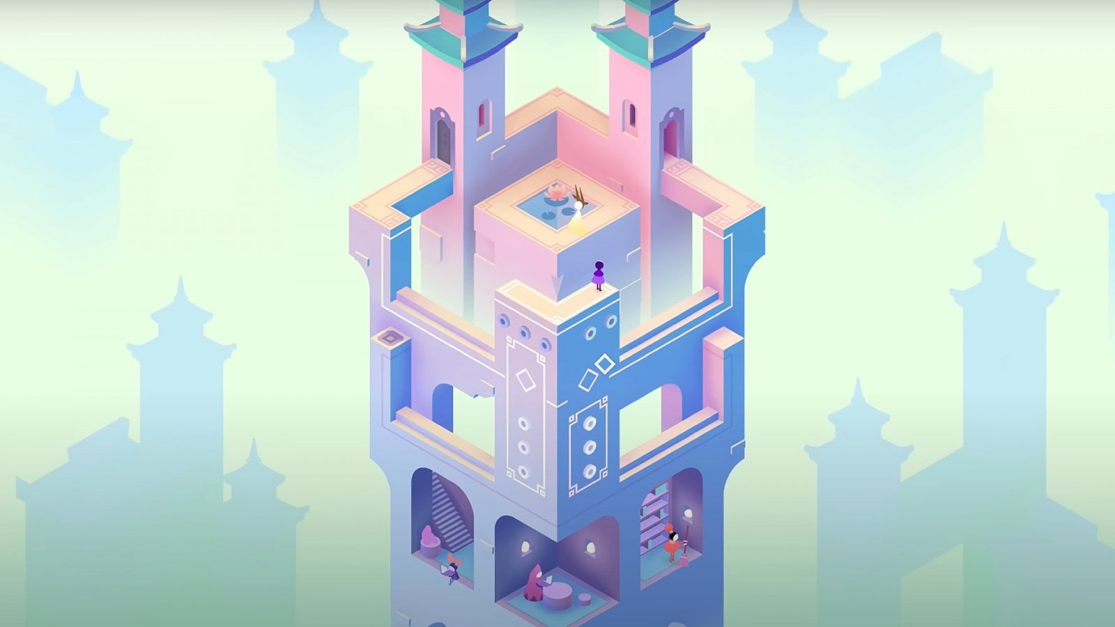 Uno degli scenari di Monument Valley 3