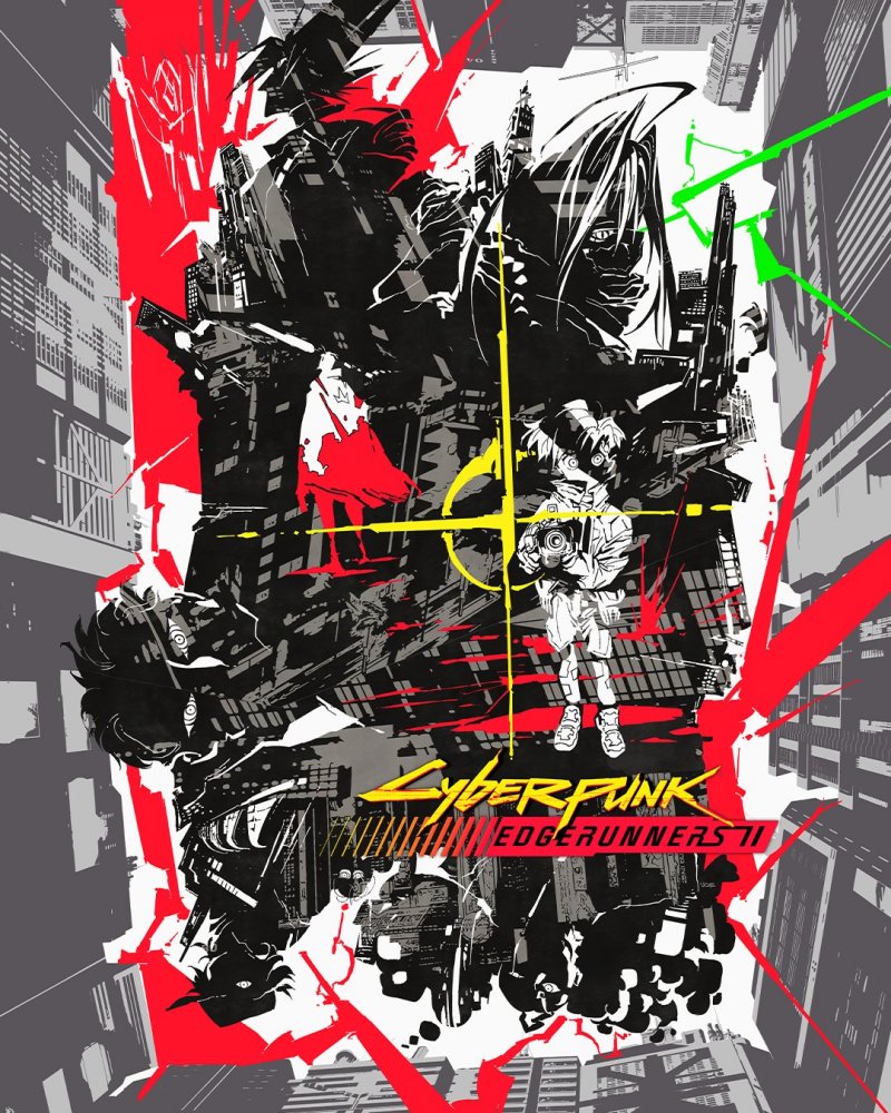 Il poster ufficiale di Cyberpunk: Edgerunners 2
