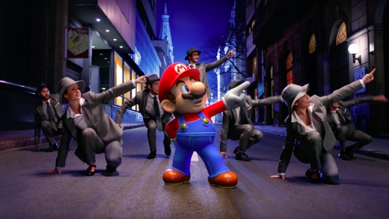 Super Mario in uno spot di Super Mario Odyssey