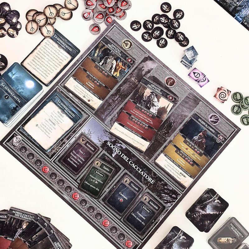 Il tabellone di gioco di Bloodborne