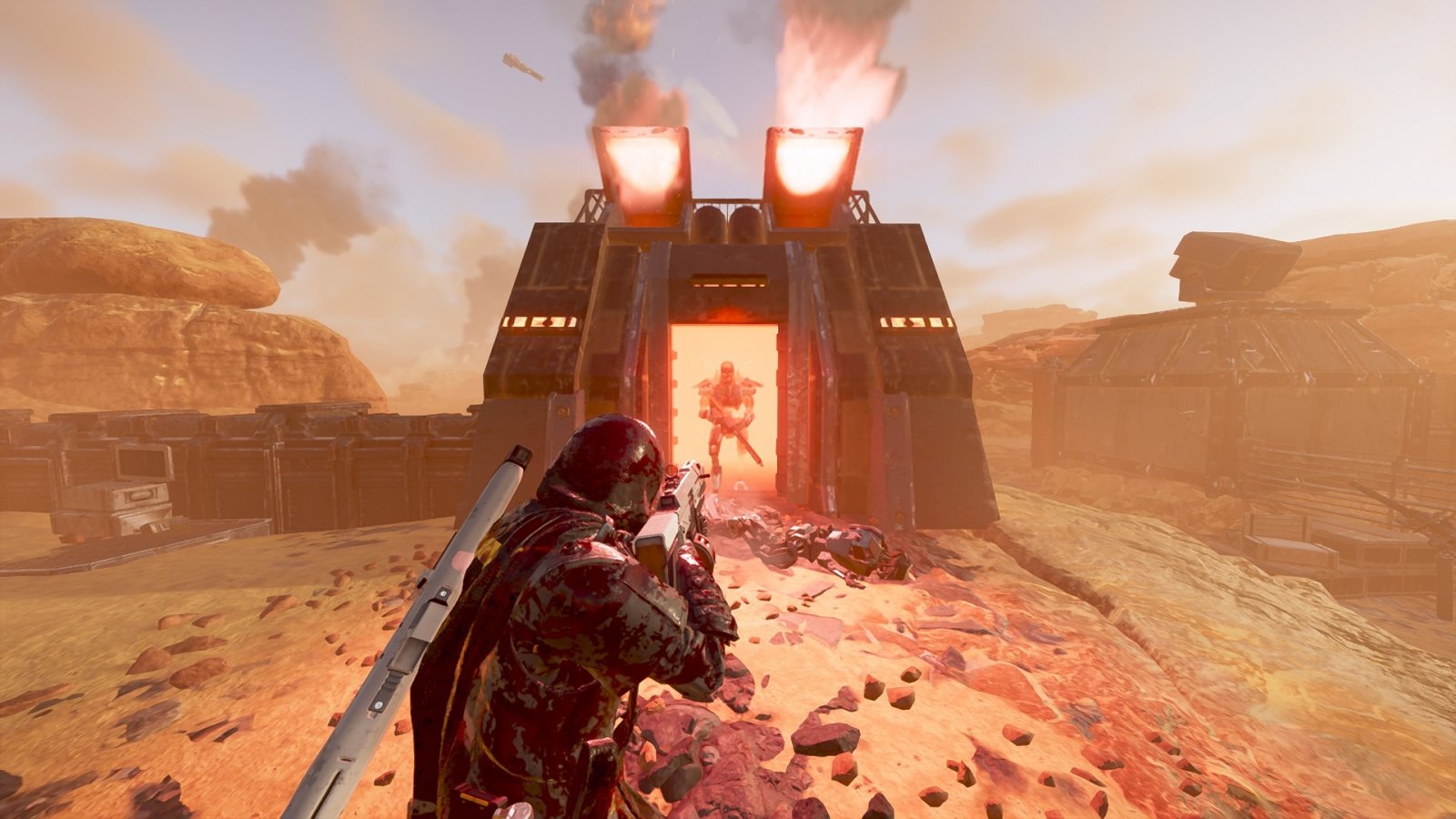 Due giocatori di Helldivers 2