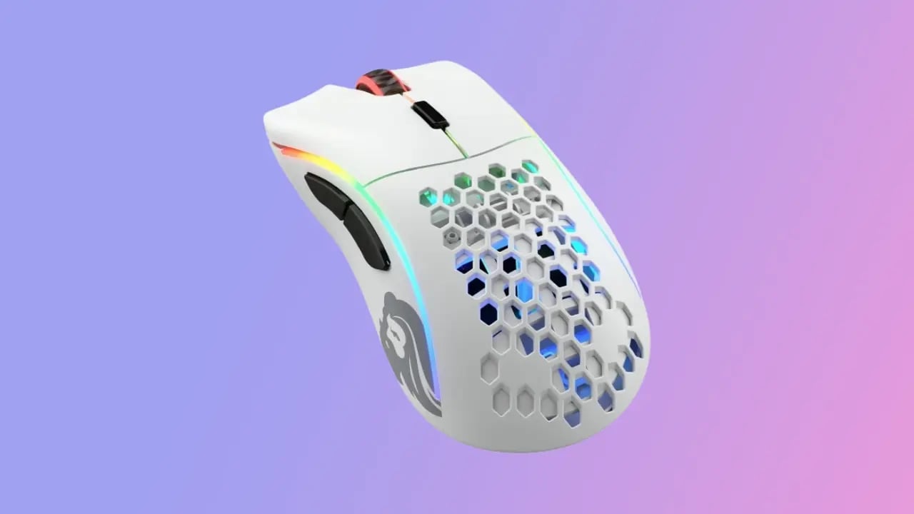 Mouse Glorious Model D bianco