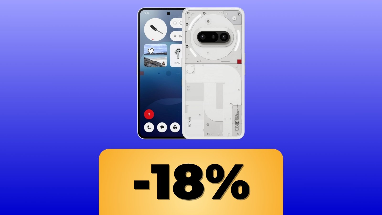 Il Nothing Phone (3a) e lo sconto Amazon