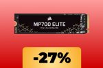 CORSAIR MP700 ELITE 1TB, l’SSD PCIe 5.0 ultraveloce ora in offerta su Amazon - Notizia