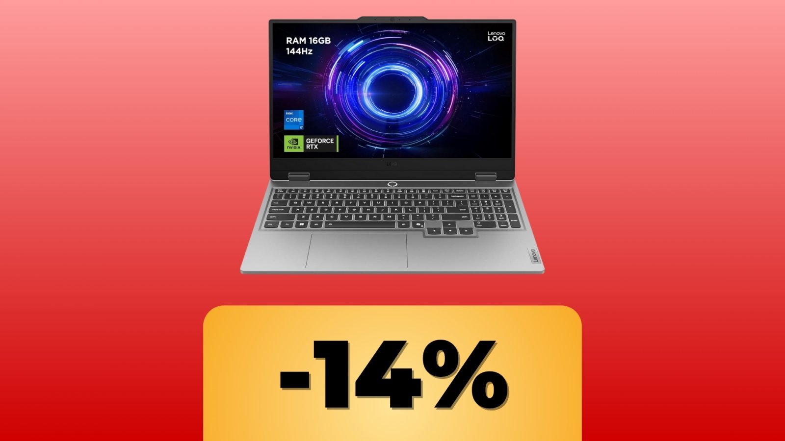 Il notebook e lo sconto Amazon