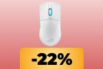 Amazon Prime Day: si inizia col botto, ecco un maxi sconto sul mouse da gaming Asus ROG Harpe Ace - Notizia